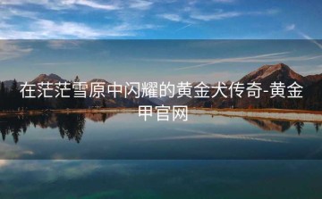 在茫茫雪原中闪耀的黄金犬传奇-黄金甲官网