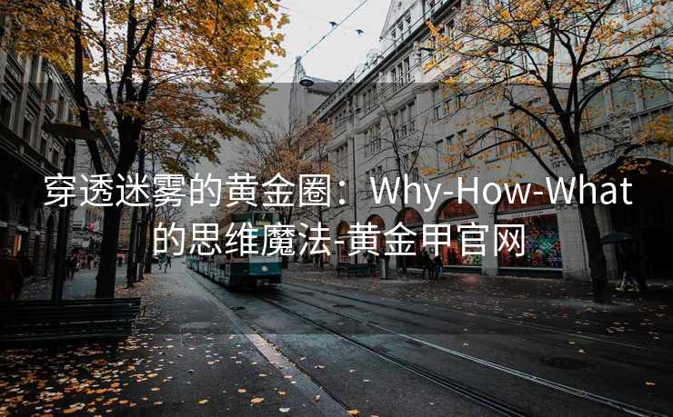 穿透迷雾的黄金圈：Why-How-What的思维魔法-黄金甲官网