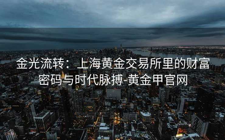 金光流转：上海黄金交易所里的财富密码与时代脉搏-黄金甲官网